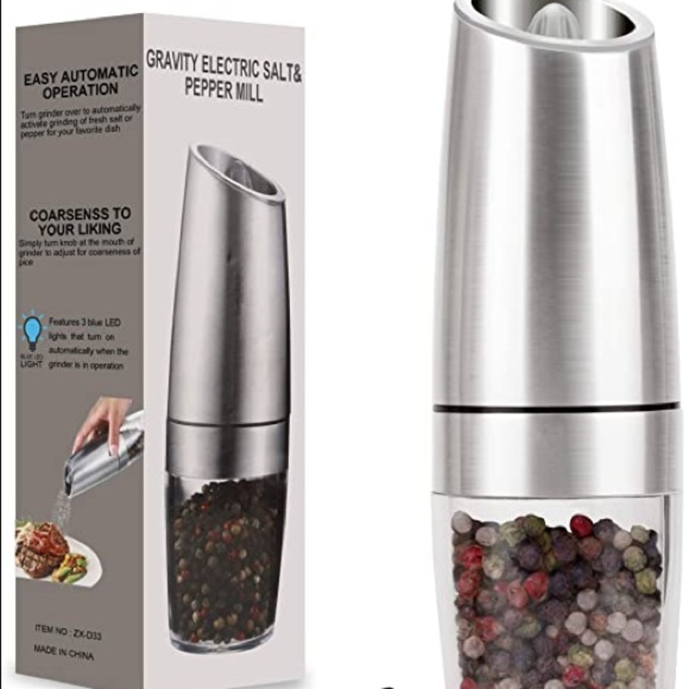 Electric Gravity Pepper Mill